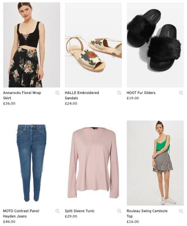 TOPSHOP英国官网 全场商品