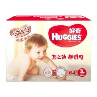 HUGGIES 好奇 铂金装 XL码 纸尿裤 64片 *3件