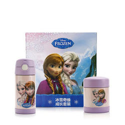 THERMOS 膳魔师 冰雪奇缘系列 F3003 FF 保温罐+F4013 FF儿童保温吸管杯套装