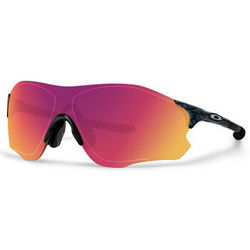 OAKLEY 欧克利太阳镜男女款 EVZero Path运动系列太阳镜 OO9313-0238 骑行款蓝色灰色镜框红色镜片墨镜