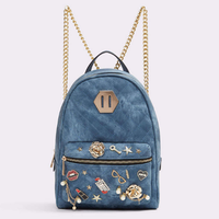 ALDO Buccinasco Denim 女士时尚休闲双肩背包 