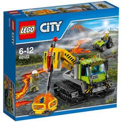  LEGO 乐高 City 城市系列 60122 火山探险履带式潜孔钻车 