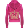 橘滋 Juicy Couture 女款天鹅绒卫衣