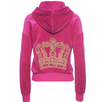 橘滋 Juicy Couture 女款天鹅绒卫衣