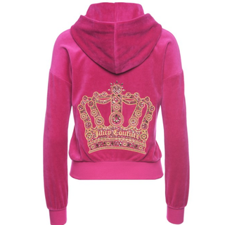 橘滋 Juicy Couture 女款天鹅绒卫衣