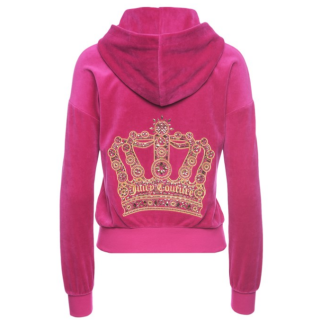 橘滋 Juicy Couture 女款天鹅绒卫衣