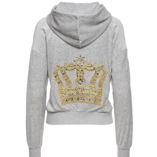 橘滋 Juicy Couture 女款天鹅绒卫衣