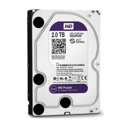 西部数据(WD)紫盘 2TB  2000G硬盘 WD20PURX 监控专用硬盘 监控硬盘