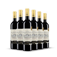 双11预售：Chateau Pied d'Argent Bellevue 波尔多产区 银麓谷酒庄 干红葡萄酒 750ml*6瓶
