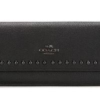 COACH 蔻驰 Soft系列 53449 女士长款钱包 玫红色