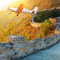 飞跃长城：北京八达岭长城包机飞行体验