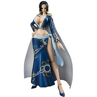 限Prime会员：Mega House ONE PIECE 海贼王 女帝 汉库克 PVC&ABS材质 涂装可动手办（蓝色款）