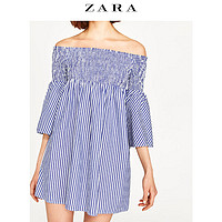 ZARA 08566056400 女士露肩连衣裙