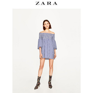 ZARA 08566056400 女士露肩连衣裙