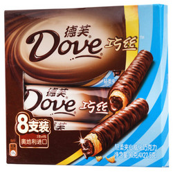 Dove 德芙 巧丝轻柔夹心威化巧克力 90g*2件