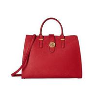 拉夫劳伦RALPH LAUREN Charleston Tote 女士真皮手提包