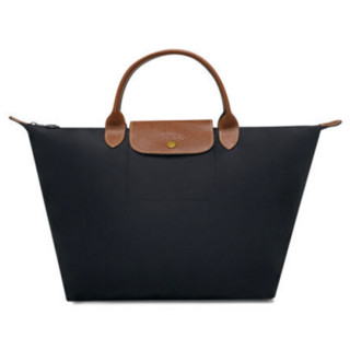 LONGCHAMP 珑骧 女士短柄中号手提包 深灰色中号 1623 089 300