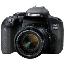 Canon 佳能 EOS 800D 单反套机 （EF-S 18-55mm f/4-5.6 IS STM 镜头）