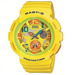CASIO 卡西欧 Baby-G BGA-190-9B Beach·Traveller系列 黄色腕表