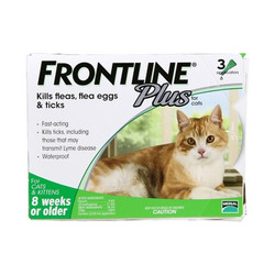 FRONTLINE 福来恩 猫用增效灭虱滴剂整盒装（3只）+犬猫灭蜱虫跳蚤喷剂100ml