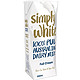 限地区：Simply white UHT 全脂牛奶 250ml*24盒*4箱