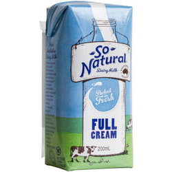 So Natural UHT 全脂牛奶 200ml*24盒