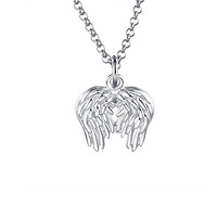 Lily charmed 莉莉 CNSAS18 925银天使的翅膀吊坠项链 (40cm、银色)