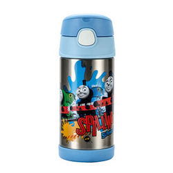 THERMOS 膳魔师 F4011-TMS002 保温儿童吸管杯 托马斯 355ml