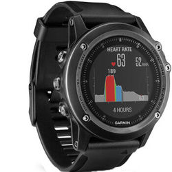 GARMIN 佳明 Fenix 3 HR 中文玻璃版 多功能GPS户外腕表