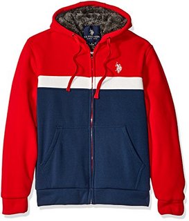 U.S. POLO ASSN. 美国马球协会 Color Blocked 男士休闲卫衣