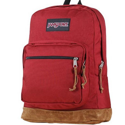 JanSport 中性 复刻暮光 大容量 校园休闲电脑隔层皮底双肩背包 TYP7