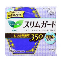 Laurier 乐而雅 花王乐而雅零触感超薄夜用卫生巾35cm*4包瞬吸超薄进口