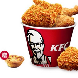 KFC 肯德基 吃过瘾炸鸡桶（5块炸鸡） 赠蛋挞券1张