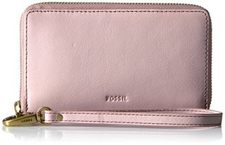 FOSSIL Emma RFID 女士手拿包 	Tan