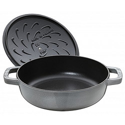 STAUB 12612418 海鲜锅   灰色 24 cm