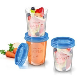 AVENT 新安怡 SCF639/05 婴儿辅食储存杯组 240ml