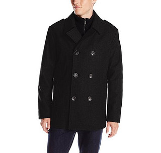 Kenneth Cole REACTION Classic Peacoat 羊毛大衣