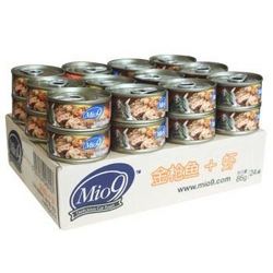 【京东超市】泰国进口 Mio9 宠物金枪鱼+虾猫罐头85g*24罐