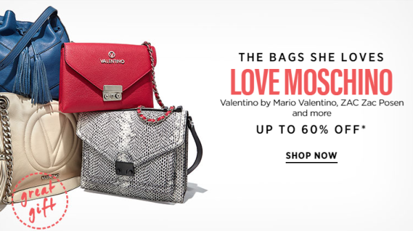 SAKS OFF 5TH 精选女包专场 含Love Moschino、Zac Posen、Alexander McQueen等