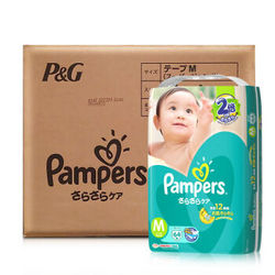 Pampers 帮宝适 超薄干爽系列 M码绿帮纸尿裤 64片*4包装