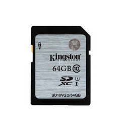 kingston 金士顿 UHS-I Class10 64GB 高速SD存储卡（读速80MB/s）