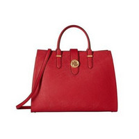 LAUREN Ralph Lauren Charleston Tote 女士真皮手提包