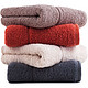 SANLI 三利 长绒棉A类标准 素色良品毛巾 4条装 34×76cm