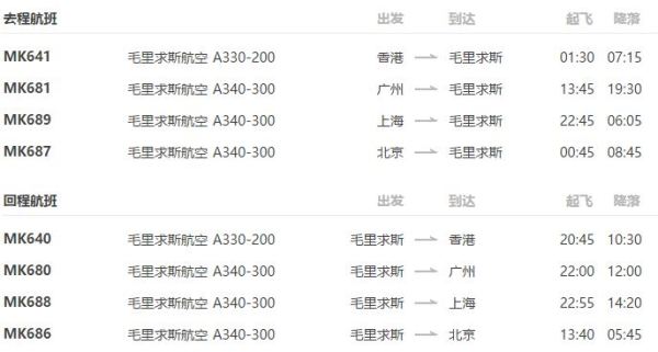 全国多地-毛里求斯7天5晚自由行