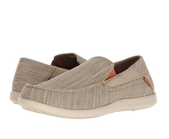 crocs 卡骆驰 Santa Cruz 男士乐福鞋 Khaki/Stucco D(M)US 7