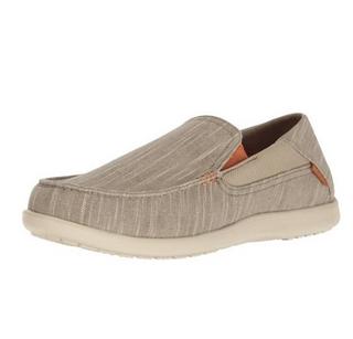 crocs 卡骆驰 Santa Cruz 男士乐福鞋 Khaki/Stucco D(M)US 7