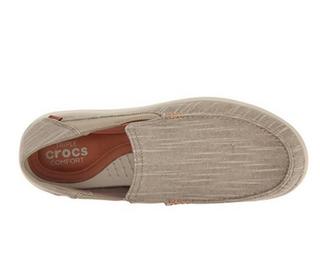 crocs 卡骆驰 Santa Cruz 男士乐福鞋 Khaki/Stucco D(M)US 7