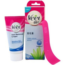 Veet 薇婷 温和护肤型 脱毛膏 25g *2件