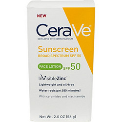 CeraVe Sunscreen Face Lotion 保湿防晒霜 SPF50 56g