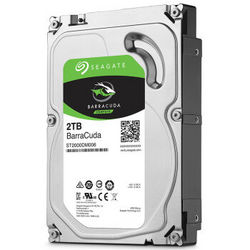 重回低价 希捷(SEAGATE)酷鱼系列 2TB 7200转64M SATA3 台式机硬盘(ST2000DM006)